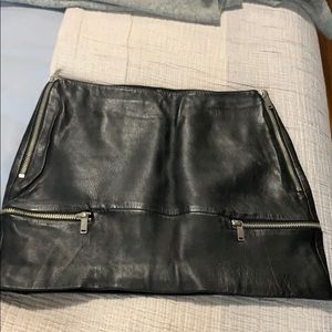 Zara Leather mini skirt